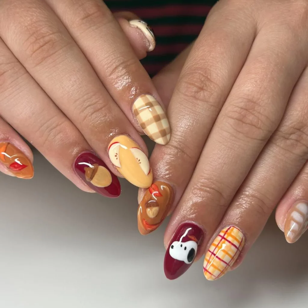 13 1 Thanksgiving Nails Ideas You&rsquo;ll Love