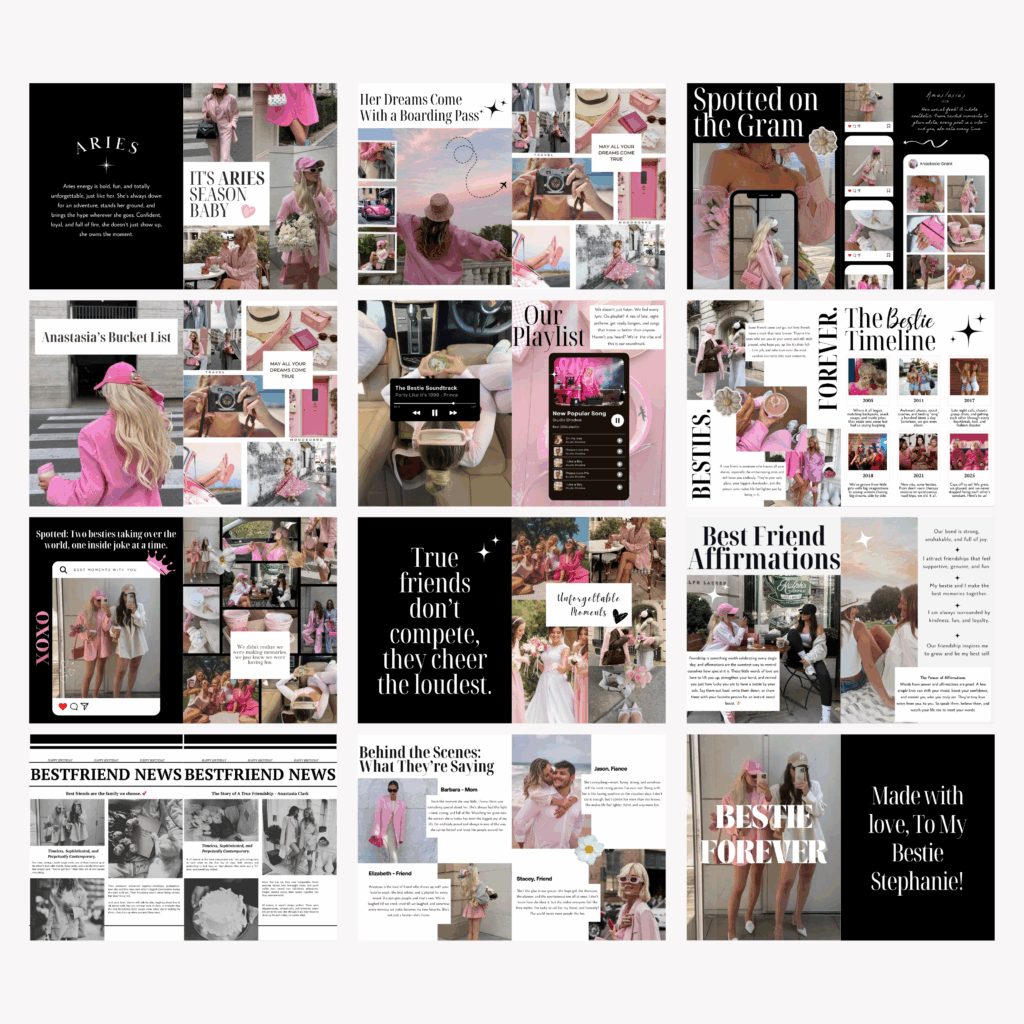 Copy of Birthday Magazine Listing Photos My Free Bestie Magazine to Make Them Smile