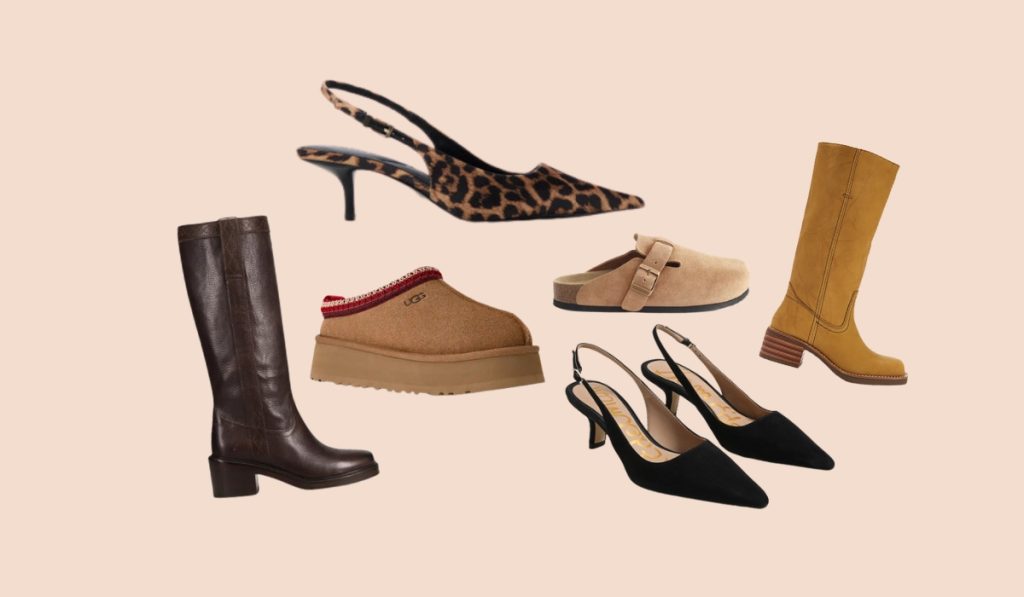 Examples of the The hottest fall shoe trends