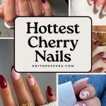 we found the hottest cherry nails design ideas