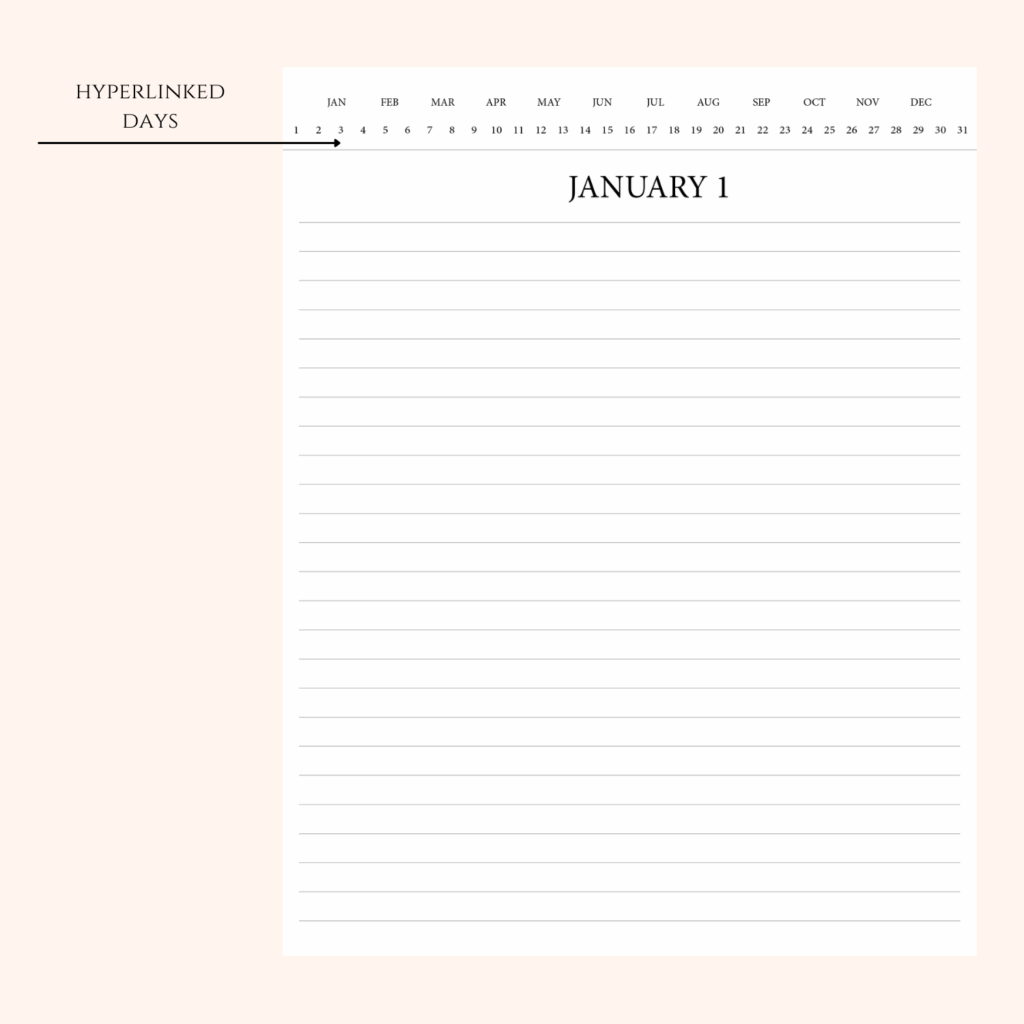 12 Digital Journal: Hyperlinked Daily Journal