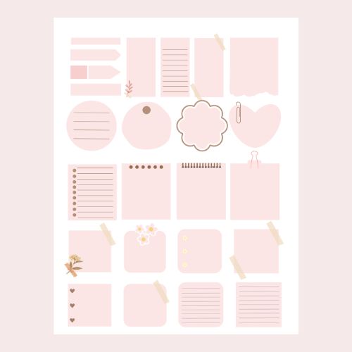 13 1 Free Digital Sticker Sheets