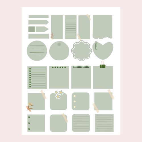 15 1 Free Digital Sticker Sheets