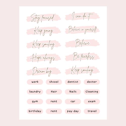16 Free Digital Sticker Sheets