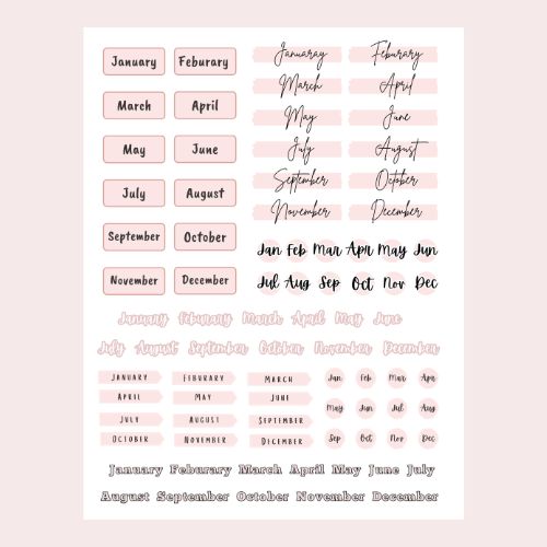 4 2 Free Digital Sticker Sheets