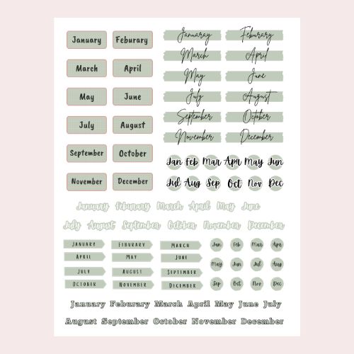 6 1 Free Digital Sticker Sheets