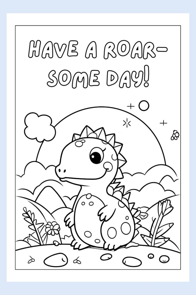 Dinosaur Coloring Pages 3 Cutest Dinosaur Coloring Pages for Kids