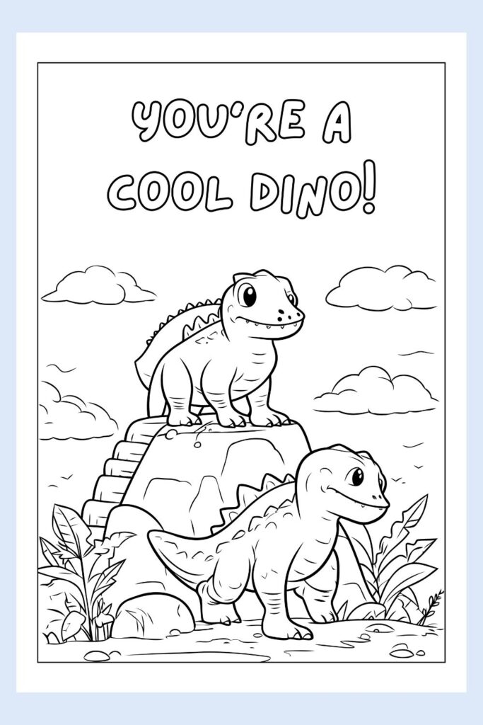 Dinosaur Coloring Pages 4 Cutest Dinosaur Coloring Pages for Kids
