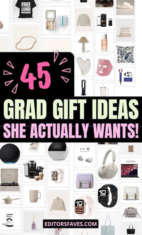 big list of best graduation gift ideas she actually wants showing many options for gifts