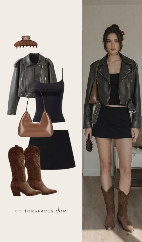 moto jacket outfit