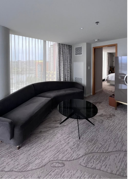 JW Parq Vancouver Review suite