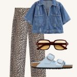 casual spring outfits leopard print pants